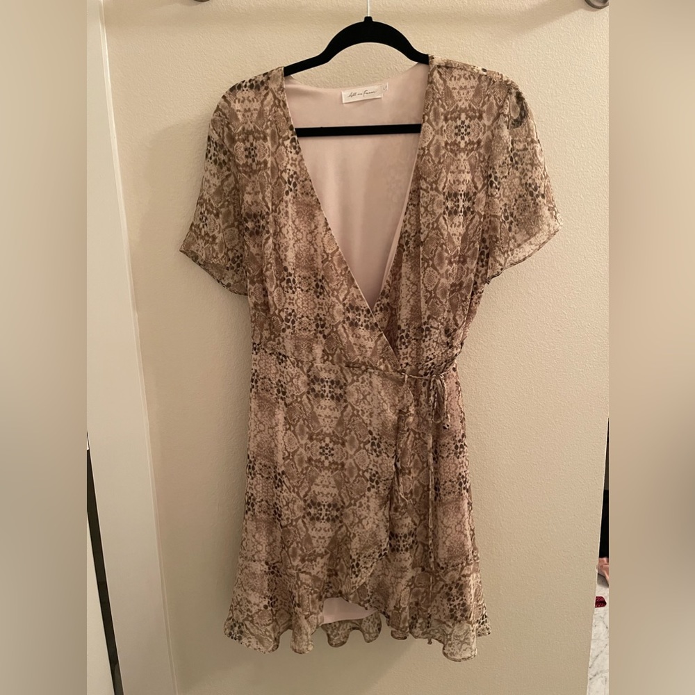 All in Favor wrap dress